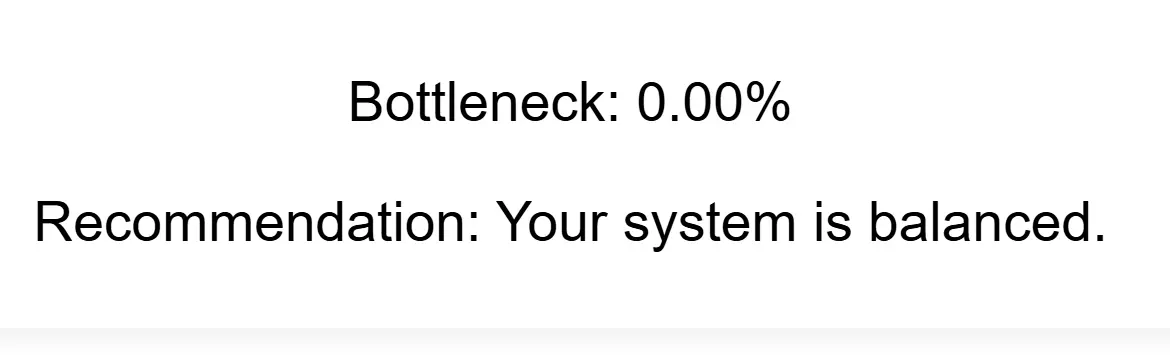 PC Bottleneck Calculator – Test CPU, GPU & Component Compatibility 3 Bottleneck Calculator